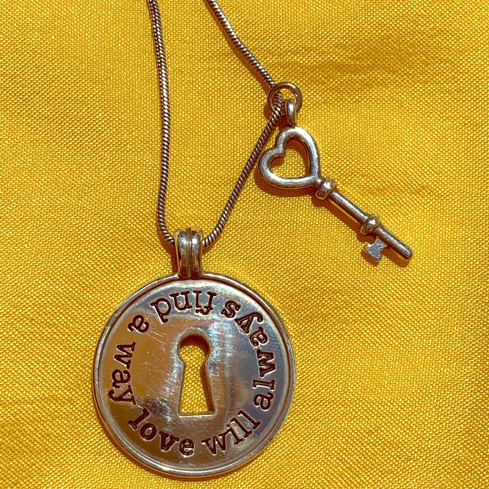 Brighton necklace “Love will always find a way”